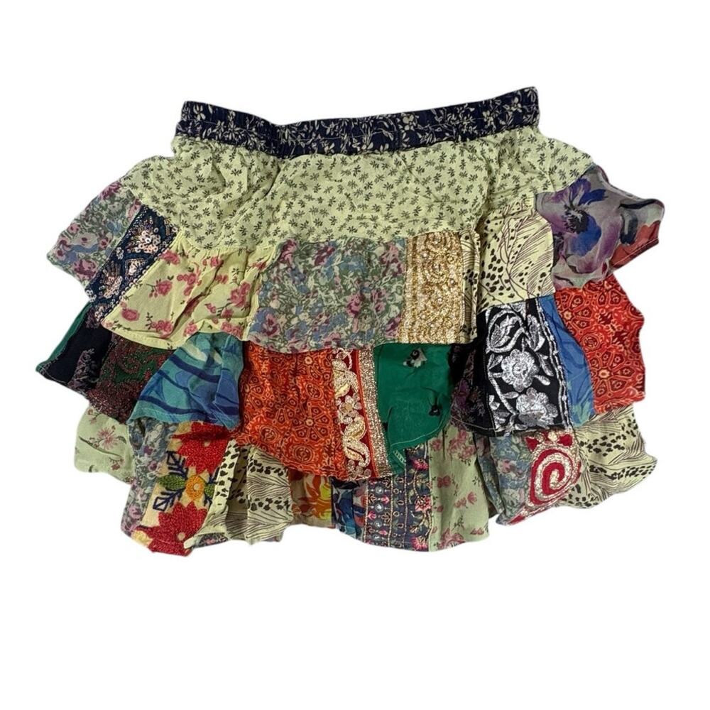 Young Threads Patchwork Mini skirt - Picture 3 of 12